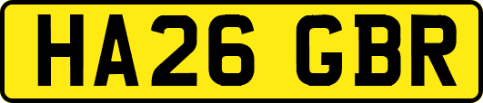 HA26GBR