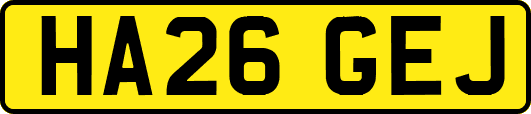 HA26GEJ