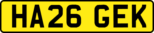 HA26GEK