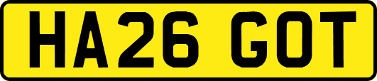 HA26GOT