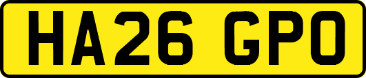 HA26GPO