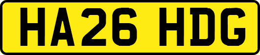 HA26HDG