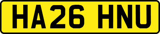 HA26HNU