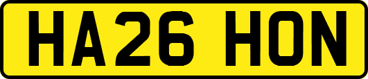 HA26HON