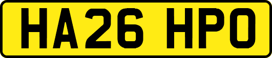 HA26HPO