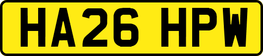 HA26HPW