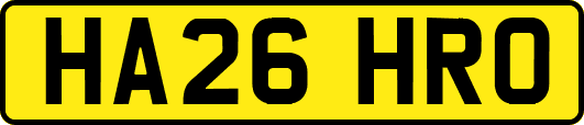 HA26HRO