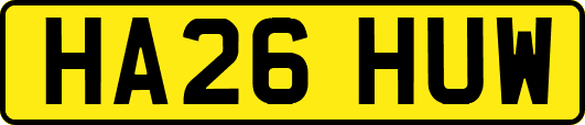 HA26HUW