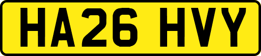HA26HVY