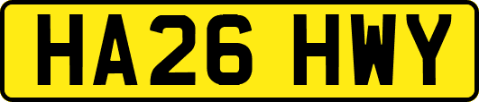 HA26HWY