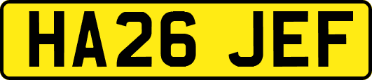 HA26JEF