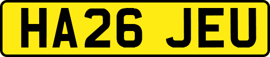 HA26JEU