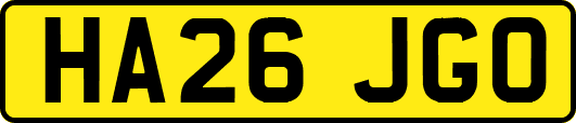 HA26JGO