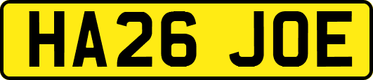 HA26JOE