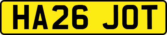 HA26JOT