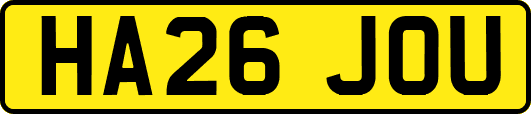 HA26JOU