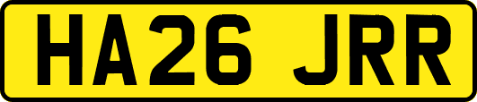 HA26JRR