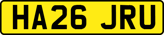 HA26JRU