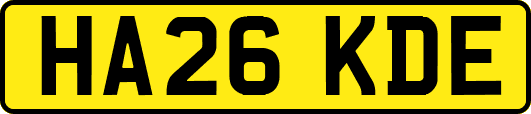 HA26KDE