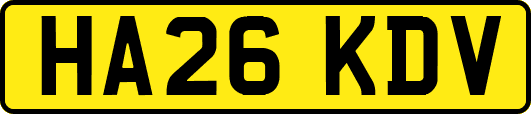 HA26KDV