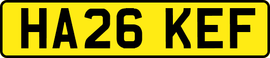 HA26KEF