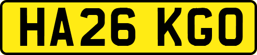 HA26KGO