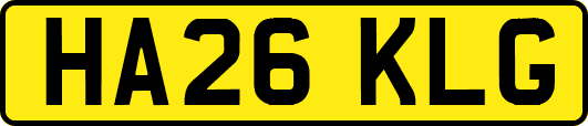 HA26KLG