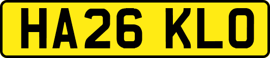 HA26KLO