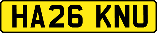 HA26KNU