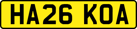 HA26KOA