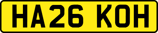 HA26KOH
