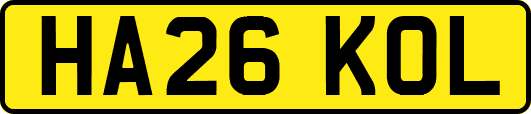HA26KOL