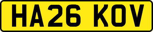 HA26KOV