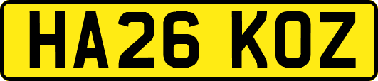 HA26KOZ