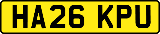 HA26KPU