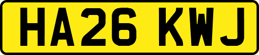 HA26KWJ