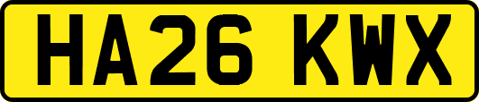 HA26KWX
