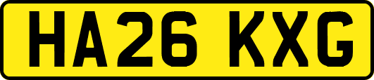 HA26KXG