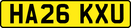 HA26KXU