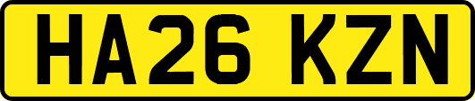 HA26KZN