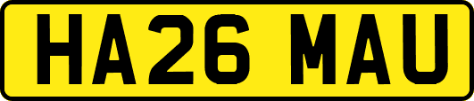 HA26MAU