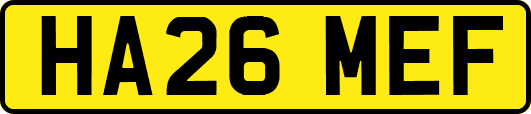 HA26MEF