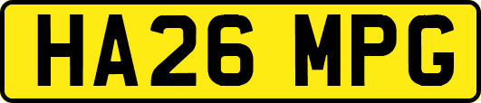 HA26MPG