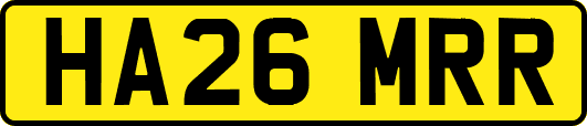 HA26MRR