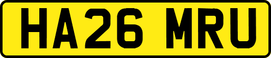 HA26MRU
