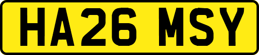 HA26MSY
