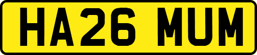 HA26MUM