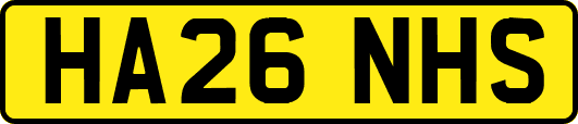 HA26NHS