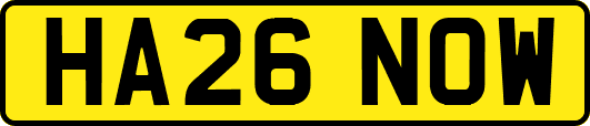 HA26NOW