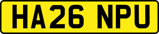 HA26NPU